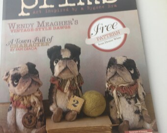 Three Prims Books. Lots of crafts 75 Primitive Holiday Ideas, Halloween, Circus Characters, Vintage Dogs, Lots Of Characters. Set Of Three