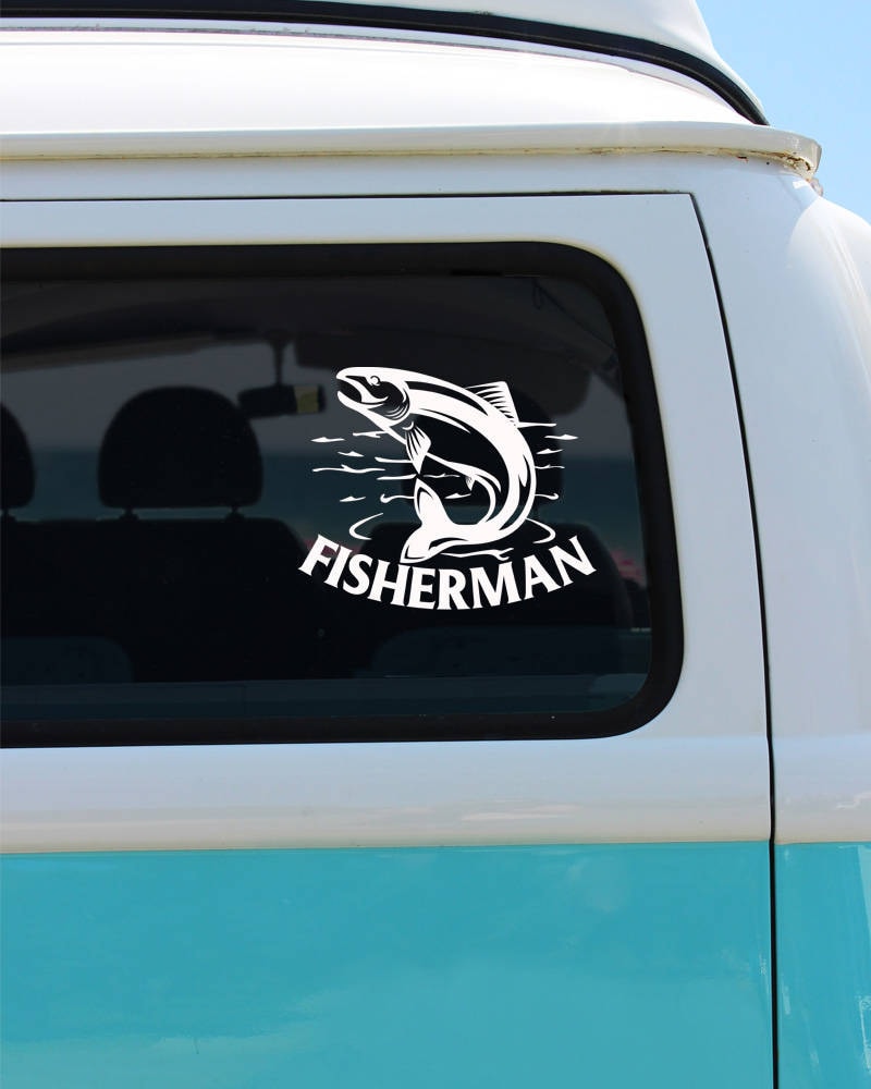 Fishing Vinyl Decal Sticker Car Decal Fish Decal