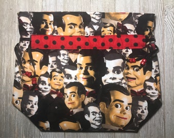 Medium Sock Bag, project bag, knitting, crochet