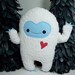 abominable yeti plush toy