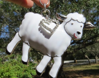 LITTLE LAMB Tree Jewelry Christmas Ornament Sheep Lamb