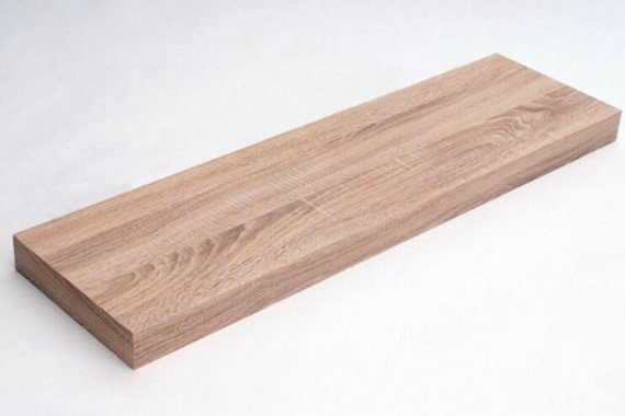 Solid Oak extra deep 300mm x 40mm Thick Wood Floating Shelf