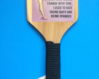 Pin Up Spanking Paddle - How things change