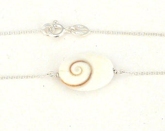 Sterling silver bracelet with Shiva eye