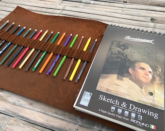 Personalized Sketchbook // Personalized Leather Sketchbook // Sketchbook // Drawing Sketchbook // Notebook // Sketch book