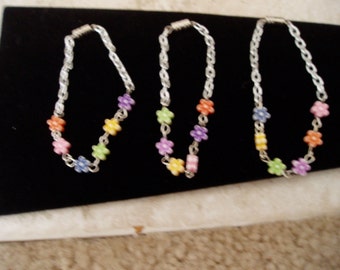 Whoopsy Daisy Bracelets kids lot of 3...