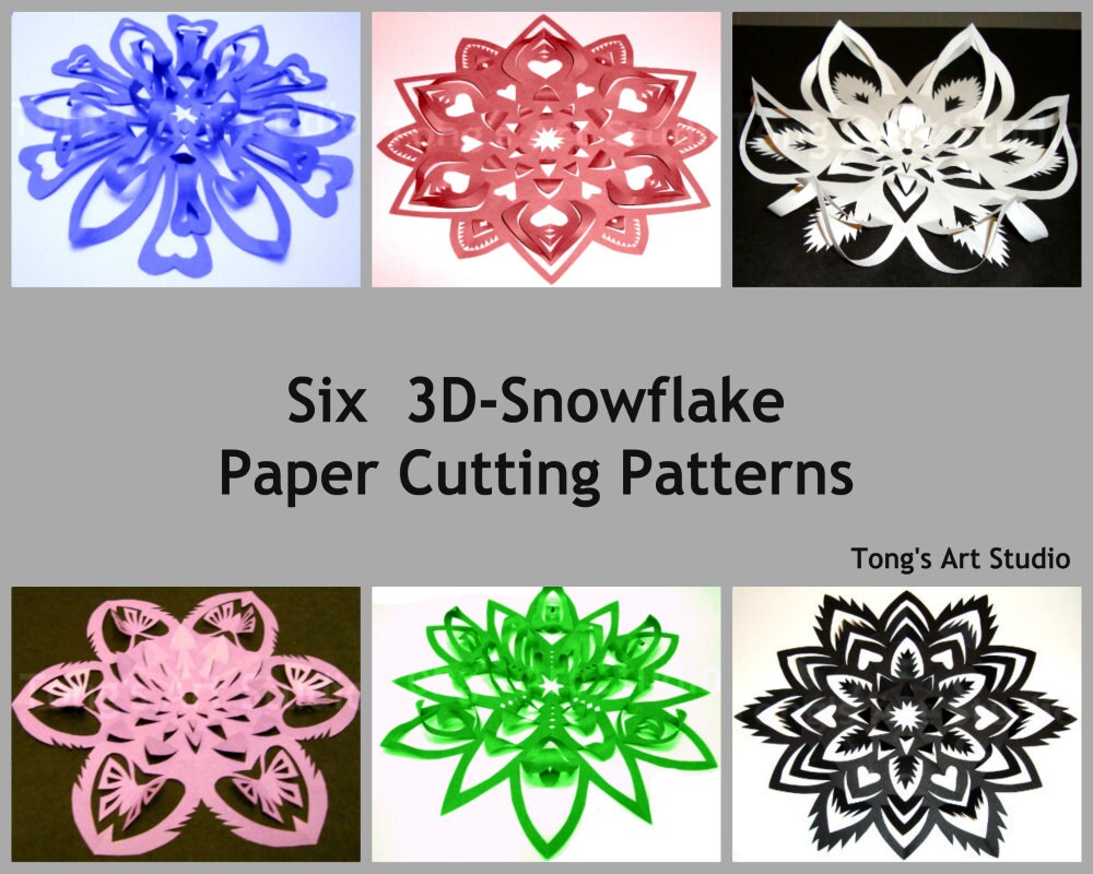 snowflakes templates pdf
