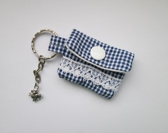 Key chain mini purse maritim for lunch money