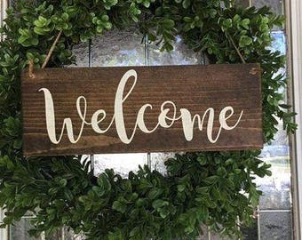 Hanging welcome sign | Etsy Hanging welcome sign | Etsy