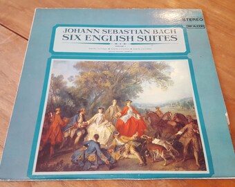 Johann Sebastian Bach Six English Suites Volume 1 LP Record MACE SM 9033 Helmut Walcha, Cembalo