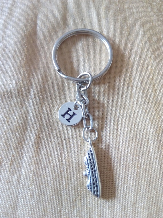 Cruise Ship Keychain with Initial Cruise Ship Jewelry