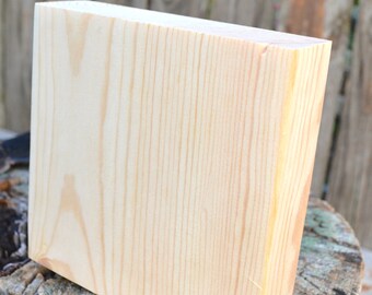 Blank Wood Sign - Small " 5x5" Shelf Sitter, Blank Desk Sign, DIY Home Decor Wood, Pinterest DIY, Blank Wedding Sign, DIY Wood Sign