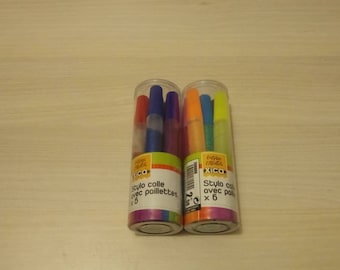 Glue pen with glitter sets of 2.