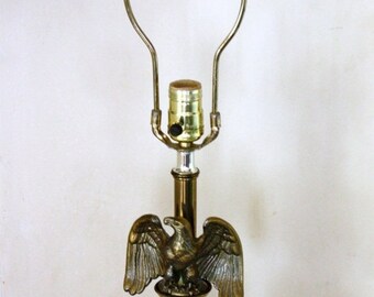 Sale Federal Eagle Lamp Brass Mid-Century