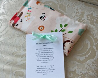 Fly A Kite Rice Bag, Boo Boo Bag, Children, Pink, Dog, Therapeutic Rice Bag, Hand Warmer, Small