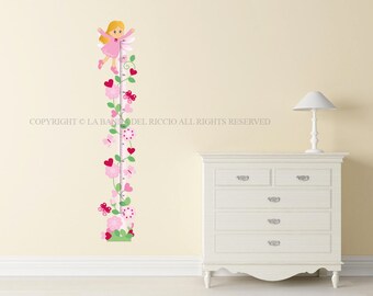 Kids Growth Chart Wall Decals kids Wall Stickers Baby Nursery Room Decor Meter Height Woodland
