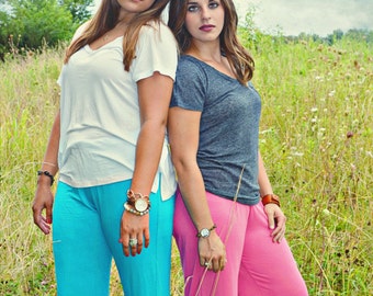 Holiday Sale Inspired by Matilda Jane Big Ruffle Capris 20 colors to choose from.