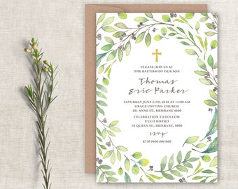 printable christening invitation baptism invitation holy
