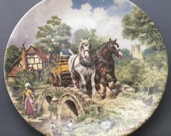 Wedgwood Life on The Farm Off To Work 8" Collectors Plate