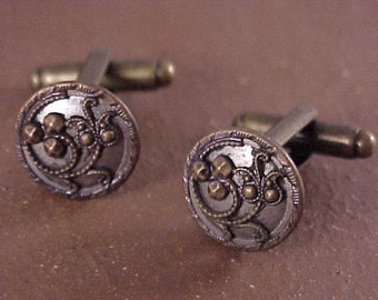 Victorian Clothing Button Cuff Links