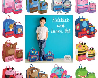 Personalized Backpack Set, Boys Backpack, Girls Backpack, Preschool Backpack, Monogrammed Backpack, PreK Backpack, Stephen Joseph backpack