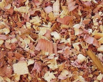 CEDAR Shavings 5, 10 Cups Dried Cedar Chips // Aromatic Red Cedar USA-Grown Wild Harvested 100% Natural // Bug Repellent Crafting Deodorize