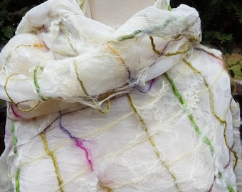 Handmade Nuno Felted Wrap