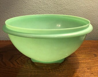 Vintage Tupperware Jade Grain Colander / Strainer