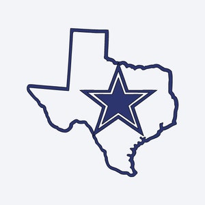 Dallas cowboys decal | Etsy