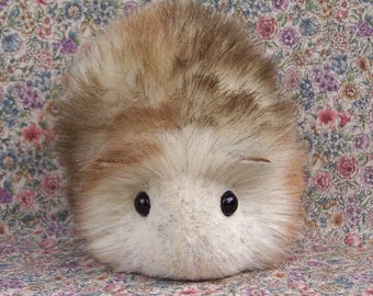 Pearl White Guinea Pig Handmade Plush Toy