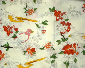 Lush Uptown paint by number birds unpainted moda fabrics FQ or more OOP HTF