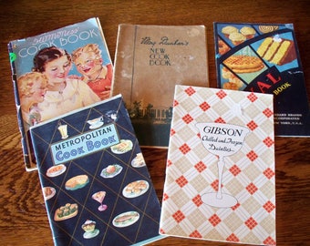Advertising Cookbook Pamphlets - 5 cookbooks (1930 - 1940)