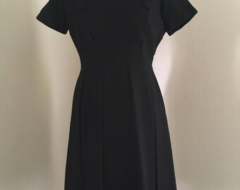 Vintage 1960s Little Black Dress - Vintage Lbd