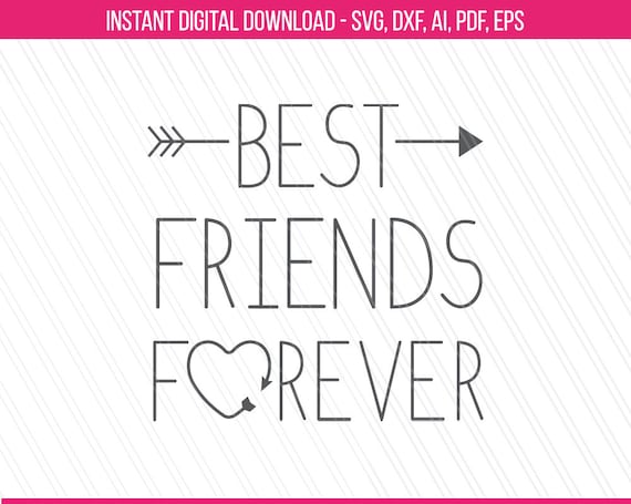 Download Best Friends Forever SVG Best friends svg bff svg