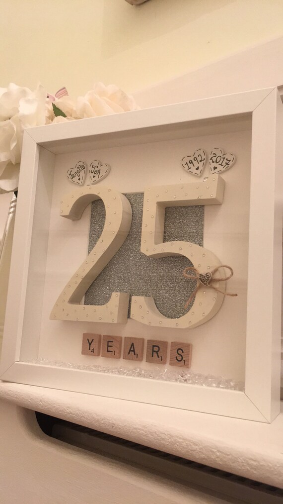 Personalised 25th Wedding Anniversary Frame Wedding