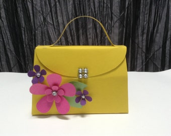 10 pc purse favor box, paper purse.