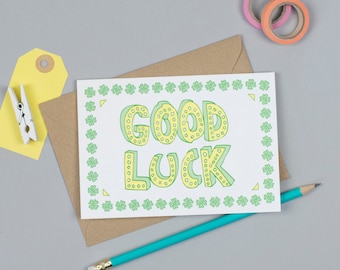 Good Luck Greeting Card