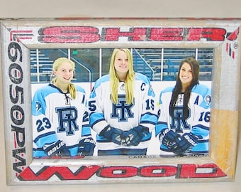 4 x 6 Hockey Stick Frame - FREE SHIPPING in US (#3539)