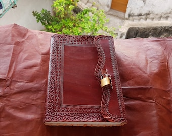 50% OFF leather journal leather diary with lock,vintage diary with lock,personalized journal with lock,large leather diary,sketchbook diary