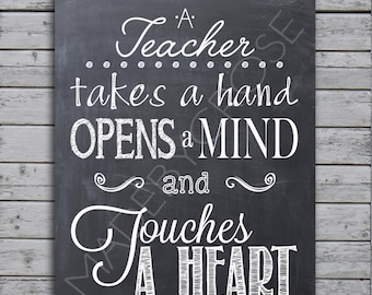 Teacher chalkboard | Etsy