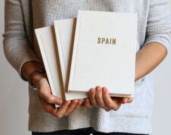 Personalized Travel Journal, Travelers Notebook, Travel, Personalized Gift, Journal for Women, Custom Journal, Travel Gifts, Custom Notebook