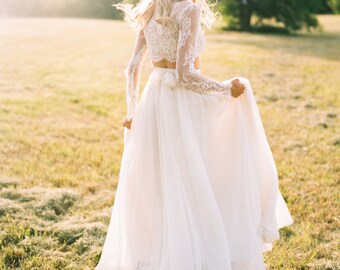 Wedding Separate - Florence Skirt - Chiffon - 10" Train
