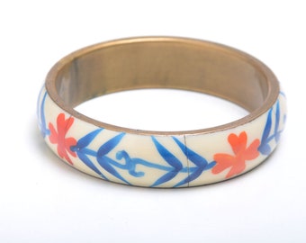 Bracelet, 80s bangle, floral bracelet, bracelet, boho bracelet, bohemian bracelet, bangle, bangle bracelet
