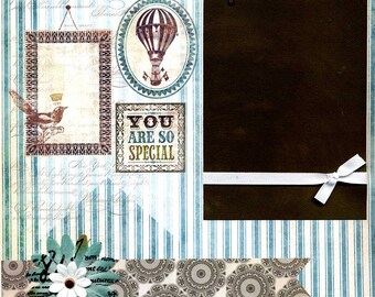 You Are So Special - Premade Scrapbook Page