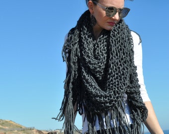 Bohemian shawl, Festival shawl, Bohemian scarf, Hippie scarf, Hippie boho clothing gypsy, Stevie nicks shawl, Hippie shawl