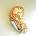 Virgin Mary Wall Art,Jesus Christ Wall Art,Mary and Jesus Statue,Catholic Wall Decor,Virgin Mary Holding Baby Jesus,Gold,Copper,Silver Leaf