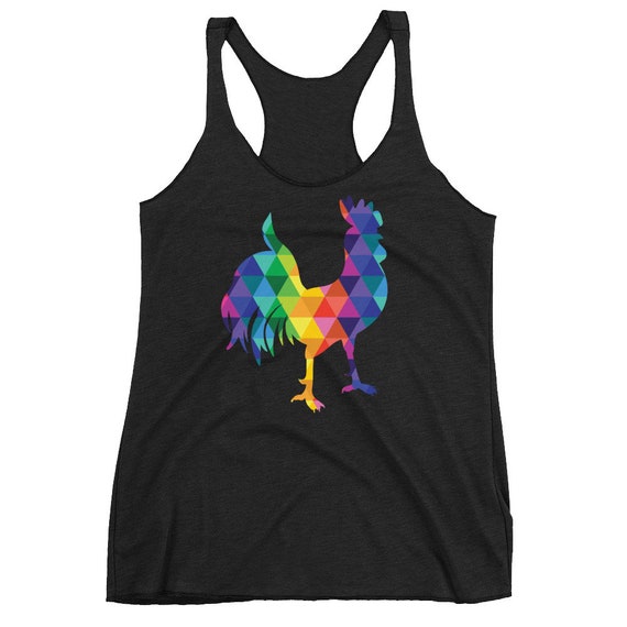 Women's Racerback Rooster Tank