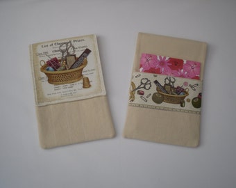 Small Needle Case, dpn needle holder, mini needle case