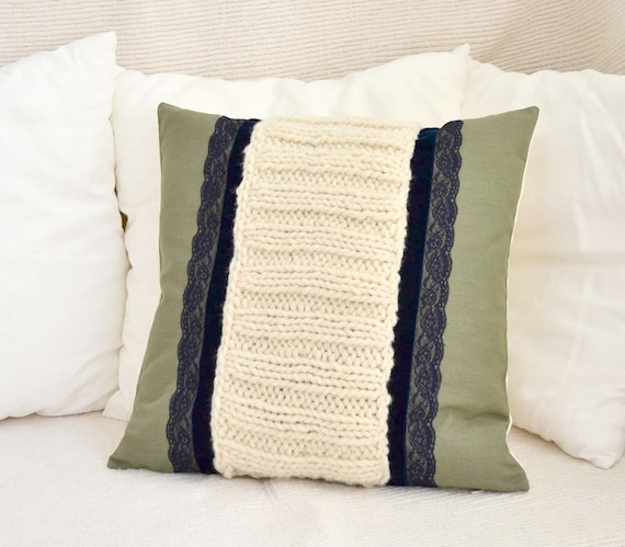 Winter decor pillow Country house pillow, Farmhouse pillow Country decor pillow, Cosy home pillow linen and wool Rustic luxury Cushion cover
