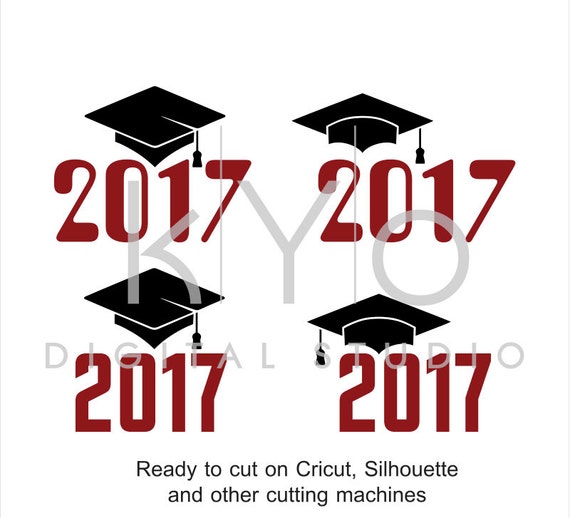 Download Items similar to Graduation SVG cut files, Class of 2017 ...